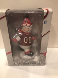 New TAMPA BAY BUCCANEERS NFL Team Snowman Resin Christmas Figurine