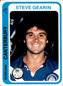1979 Scanlens NSWRL Rugby League Card Canterbury Bulldogs - 135 Steve Gearin - Picture 1 of 2