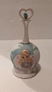 Precious Moments Ceramic Bell With Angels 1996 - Picture 1 of 5