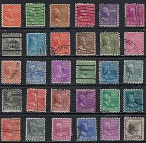 USA - 1937 Serie presidenziale #803-832 (n. 2 dollari. o $5.).................H-717-x - Foto 1 di 1