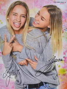 LISA & LENA - A2 Poster (XL - 42x55 cm) - Clippings Fan Sammlung NEU - Bild 1 von 1
