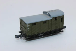 Minitrix 13254 N 2-achsiger Güterzug-Begleitwagen Pwg der DB - Bild 1 von 2