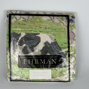 EHRMAN Kaffe Fassett PANSY The COW Tapestry Needlepoint Kit VERY RARE VTG -READ - Picture 1 of 7