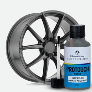 Gunmetal Alloy Wheel Touch Up Paint 30ml Scratch Stone Chip Paint Repair - Picture 1 of 10