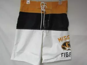 Missouri (Mizzou) Tigers Mens Size Medium or Large Screened Swim Trunks C1 270 - Picture 1 of 5