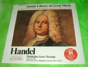 Family Library of Great Music Album #18 Handel Highlights from Messiah LP SEALED - Picture 1 of 2