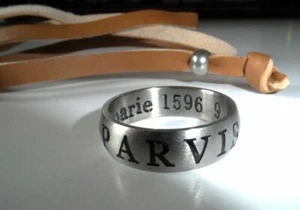 NEW Uncharted 3 Sir Francis Stainless Steel Drake's Ring + Leather Necklace 4 2 - Picture 1 of 5