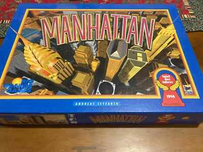 Manhattan board game Andreas Seyfarth Rio Grande Games 2007 - Image 1 of 4