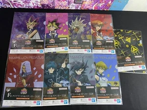 Yugioh Ichiban Kuji vol.3 Clear File Folders + Stickers 9 pc - Picture 1 of 13