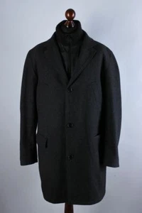Strellson Classic Wool-Cashmere Long Winter Coat Size L - Picture 1 of 9