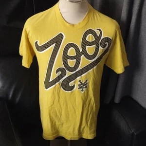Zoo York Yellow & Black T-Shirt, Men's M, Skateboarding NYC - Picture 1 of 3