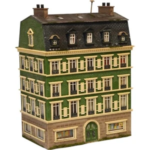 Diorama H0/1:87 Vollmer Altstadt Stadthaus Wohnhaus Gebäude patiniert#begrünt - Bild 1 von 7