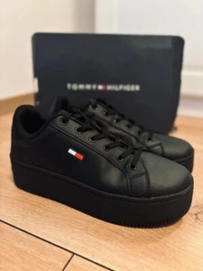 Tommy Hilfiger Plateau Sneakers Schwarz 38 - Bild 1 von 6