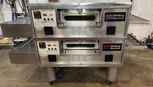 Middleby Marshall PS555g Gas Double Stack Pizza Conveyor Ovens...Video Demo - Picture 1 of 6