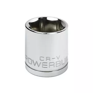 Powerbuilt 1/2 Inch Drive x 1-1/8 Inch 6 Point Shallow Socket - 940084 - Picture 1 of 5