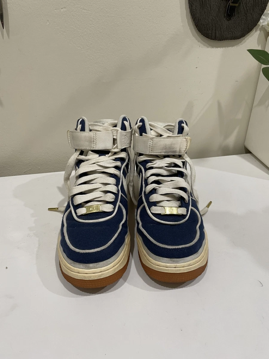 Nike Air Force 1 07 LV8 High Black Orange Gum for Sale