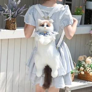 Puppet Cat Backpack Simulation Backpack Doll Plush Toy Birthday Gift（wholesale）4 - Picture 1 of 11