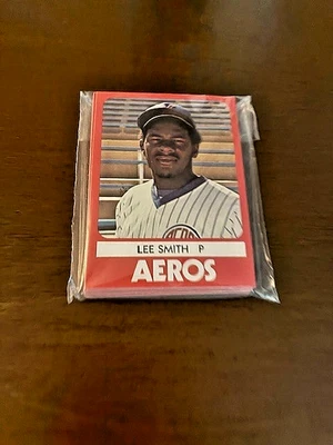 Juego completo de equipo TCMA Witchita Aeros 1980, Lee Smith Salón de la fama Foto 1 de 4