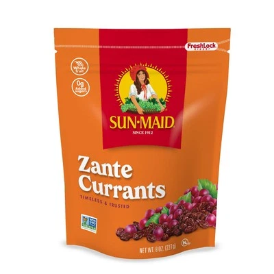 Sun Maid Zante Currants Dried Whole Fruit 8 Ounce Pack Non GMO Perfect for Ba... - Image 1 of 4
