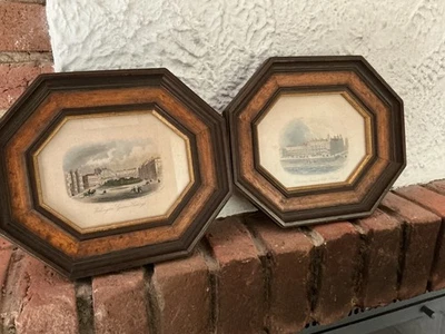 2 Stiche 1840, engl. Stadtmotive, Verleger, Grafiker, Newman(1843-1871), London - Bild 1 von 3