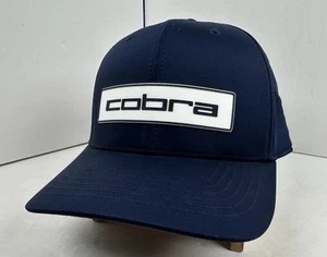 Cobra Tour Tech Snapback Deep Navy / White Golf Hat - Adjustable Cap - Picture 1 of 7