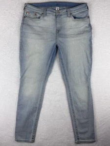True Religion Women's Skinny High Rise Jeans Light Blue Size 36 - Imagen 1 de 18