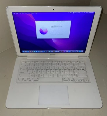 Apple MacBook A1342 2009 - C2D 2,26 GHz | 4 GB de RAM | SSD de 128 GB | OS 12 Monterey Foto 1 de 4