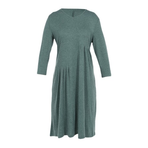 VETEMENTS Abito donna elegante taglie forti abbigliamento donna tasche tinta unita lungo8854