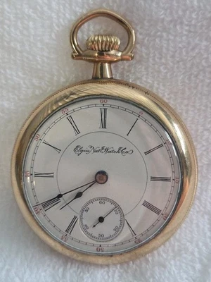 Reloj Bolsillo Elgin 1898 Grado 145, 14s, 15j, B&B Caja Real G.F. Funciona #R225 Foto 1 de 4