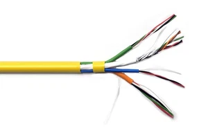 Riser Rated Access Control Composite Cable - 18AWG/4C+22AWG/3P Shielded+22AWG... - Picture 1 of 6