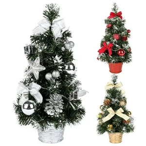 Mini-Weihnachtsbaum mit LED-Leuchten Weihnachtsverzierung Weihnachtsgeschenk - Picture 1 of 13