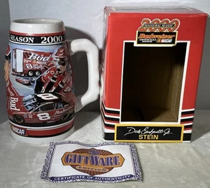 Dale Earnhardt Jr Beer Stein 2000 Inaugural Season Budweiser NASCAR W/ Box - Photo 1/17