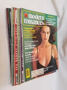 Vintage 1977 Lot 8 Issues True Modern Romances Magazine by Dell - Picture 1 of 9