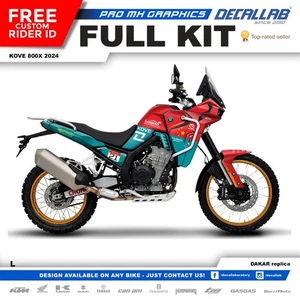 Kove 800 x 2024 Super Durable Adventure Sticker Kit Decals set graphics Decallab - Picture 1 of 6