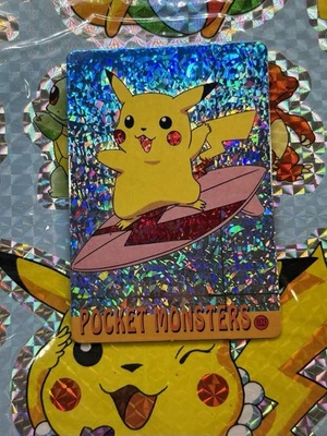 Pokemon Charizard Vintage Pocket Monsters Vending HOLO Prism Sticker 99 Nintendo - Imagem 1 de 4