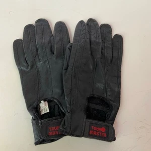 Guantes Tour Master Talla M Cuero Vaca Damas Motociclista Motocicleta Negro Conducción - Imagen 1 de 12