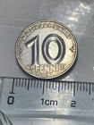 DDR Deutschland 10 Pfennig 1952 Aluminium Münze Industrie Hammer & Zirkel Ähren