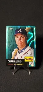 Chipper Jones 2022 Topps cromo platino aniversario #40 Aqua Lava/299 - Imagen 1 de 2
