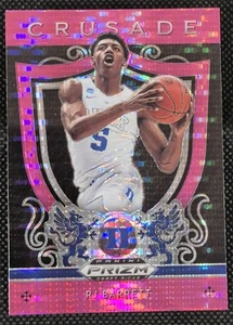 Panini Prizm Draft Picks 2019 RJ Barrett Pink Pulsar Rookie Card RC n. 72 Duca - Foto 1 di 6