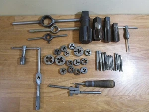 40 Piezas Grifo Roscado Die Manija Llaves BAY STATE STARRETT 91-B - Imagen 1 de 8