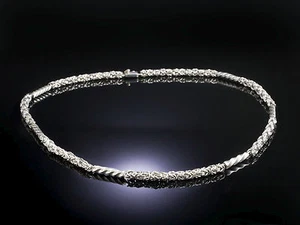 CADENA ESTILO BIZANTINO PESADO PLATA ESTERLINA 925 MÉXICO TAXCO TS-22 - Imagen 1 de 7