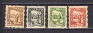 Tunisie R.F. 1931-33 porteuse d'eau 4 timbres neufs MNH / TE5424b - Picture 1 of 1