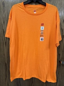 T-Shirt "Hanes" Safety Orange XL - Spot On It - Nuova con etichette - Foto 1 di 10