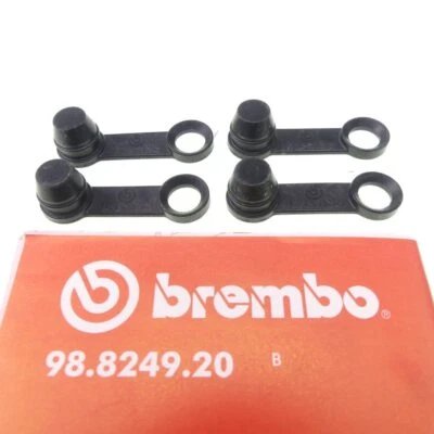 4x BREMBO Staubkappe Gummikappe mit Lasche für Entlüfterschraube - Bild 1 von 4