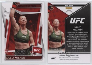 2023 Panini Chronicles UFC Rookies & Stars Red /199 Molly McCann #190 Rookie RC