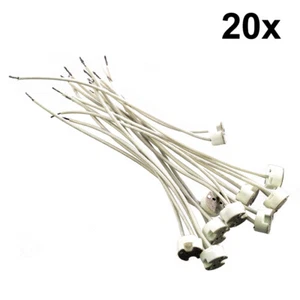 20x LED G4 portalámparas casquillo base halógeno casquillo cerámica Offgridtec - Imagen 1 de 2