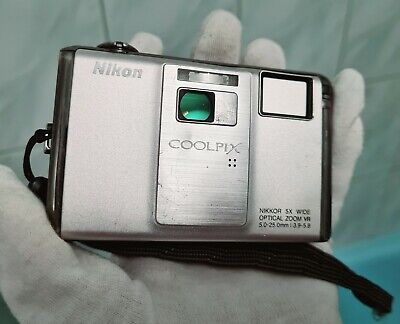 Digatal Cámara Nikon Coolpix S1000pj Proyector 12.1MP Integrado Con Cargador • 153.87€