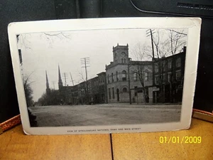 1910s view of Stroudsburg National Bank Main Street PA Pennsylvania photocard - Picture 1 of 2