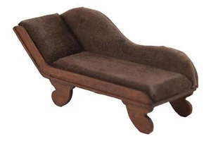 Puppenhaus Kolonial Empire Chaiselongue Sofa Couch frühe amerikanische Möbel - Bild 1 von 8