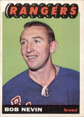 1965-66 Topps Hockey #93 Bob Nevin NM *RC9 - Image 1 of 2